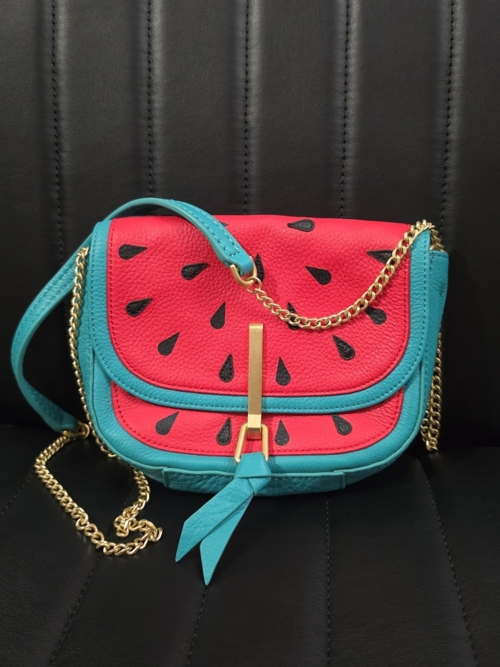 Vera Bradley Leather Watermelon Crossbody Bag